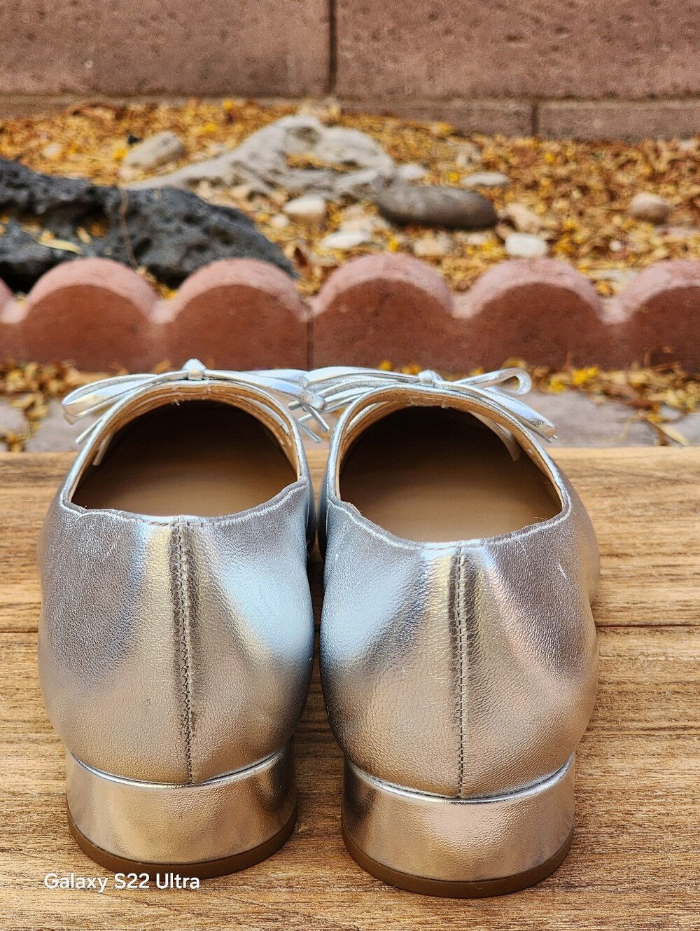 Copper Key Women's Frolic Metallic Leather Double Bow Mary Jane Pumps Size 6.5 - Picture 8 of 8